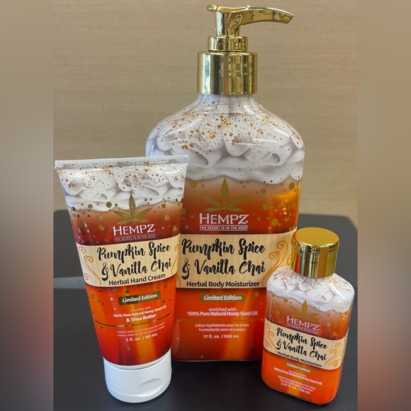 NWOT Hempz Pumpkin Spice and Vanilla Chai - Picture 3 of 3